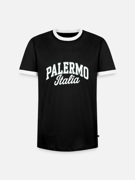 Palermo - Italia - Men's Ringer Shirt - black/white