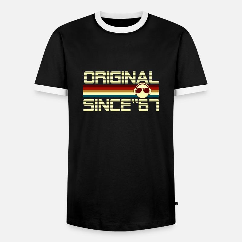 Since 67 - Men's Ringer Shirt - black/white
