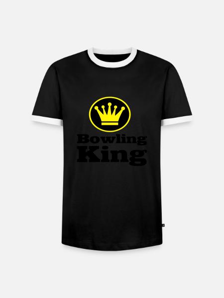 2541614 12072146 bowling - T-shirt contrasté Homme - noir/blanc