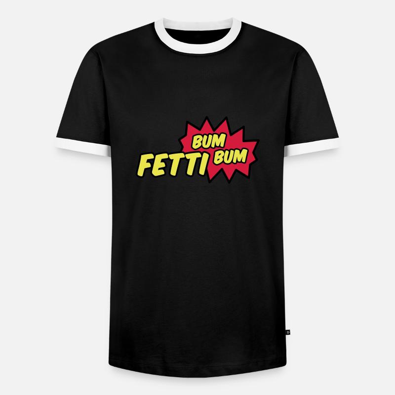 Fétiche Bum Bum - T-shirt contrasté Homme - noir/blanc