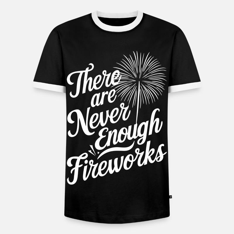 Pyrotechnics Fireworks Pyrotechnics - Men's Ringer Shirt - black/white