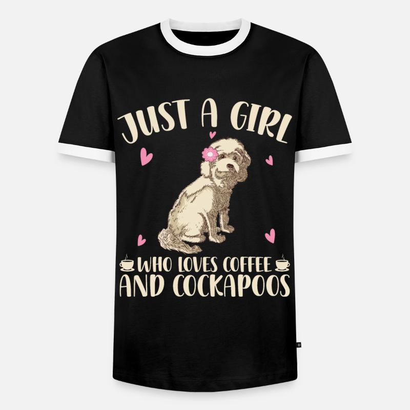 Cockapoo - Men's Ringer Shirt - black/white