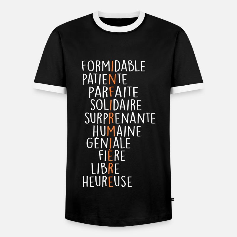 Definition des Begriffs "Krankenschwester" - Männer Kontrast-T-Shirt - Schwarz/Weiß