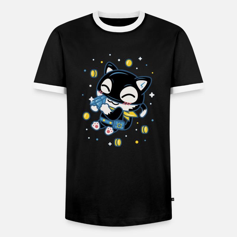 Treasure - Men's Ringer Shirt - black/white