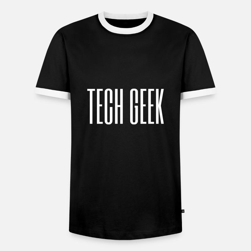 TECH GEEK / NERD - Männer Kontrast-T-Shirt - Schwarz/Weiß