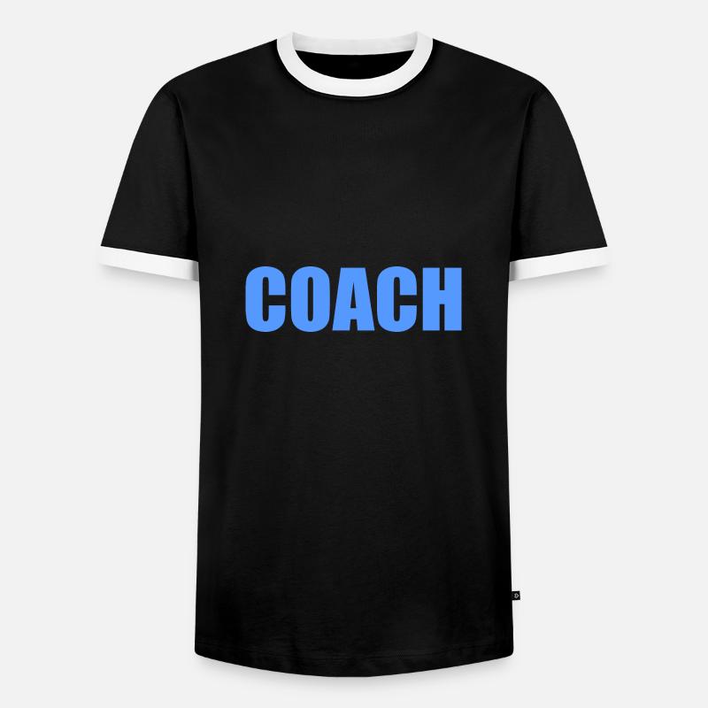 Coach - Men's Ringer Shirt - black/white