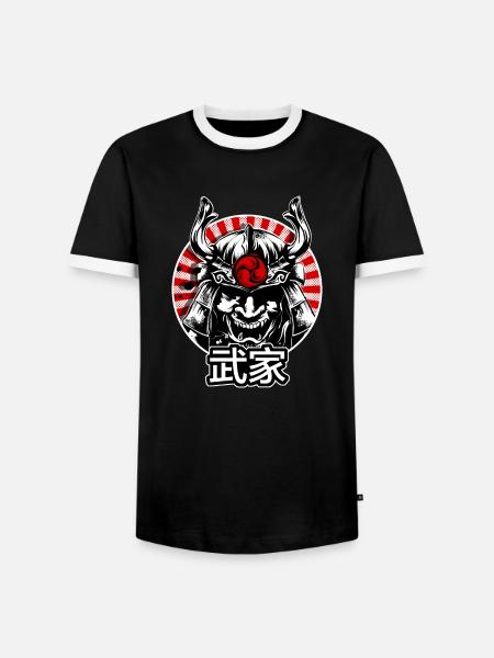Martial Arts - Männer Kontrast-T-Shirt - Schwarz/Weiß