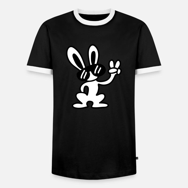 Cool - Männer Kontrast-T-Shirt - Schwarz/Weiß