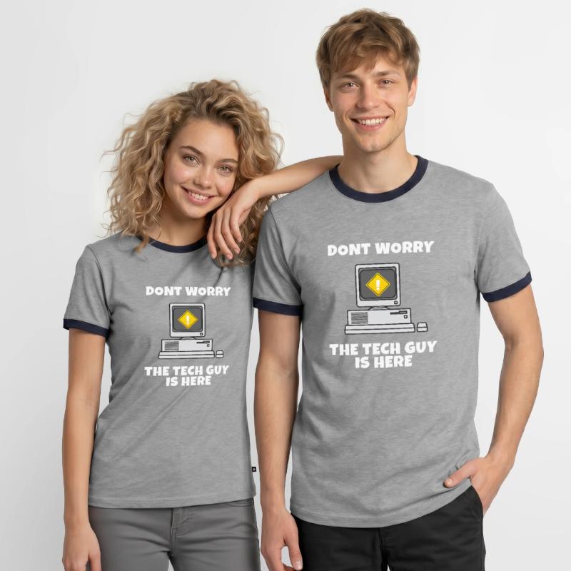 Exécuter cmd | Nerd informatique | Concepteur web | CSS | exe T-shirt contrasté Homme