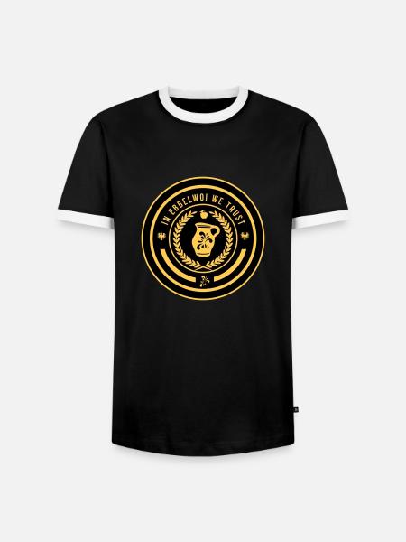 Bembel - Frankfurt - Ebbelwoi - Men's Ringer Shirt - black/white