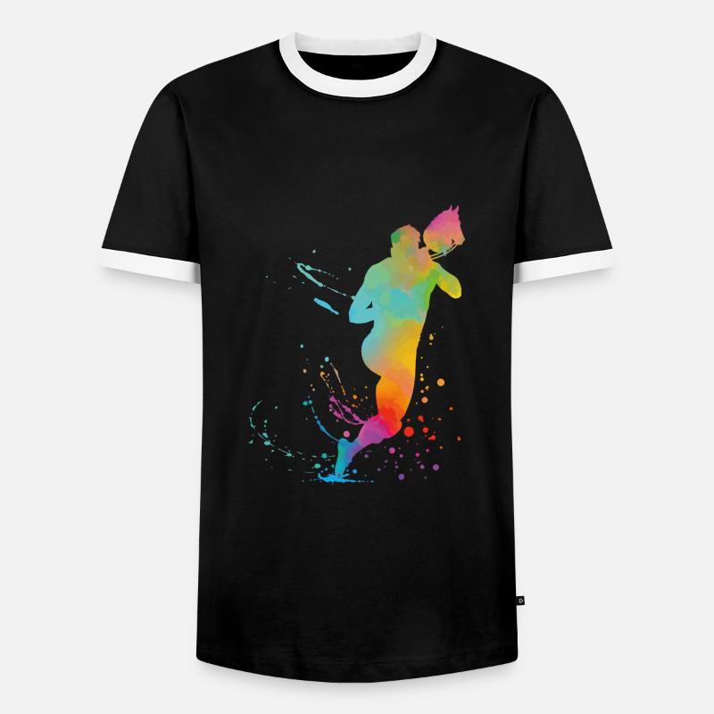 HHM2 - Men's Ringer Shirt - black/white