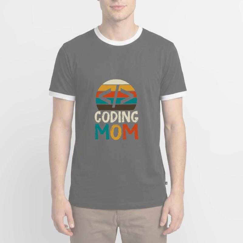 Programmeur Geek Programmeur Programmeur Informatique Codeur L T-shirt contrasté Homme