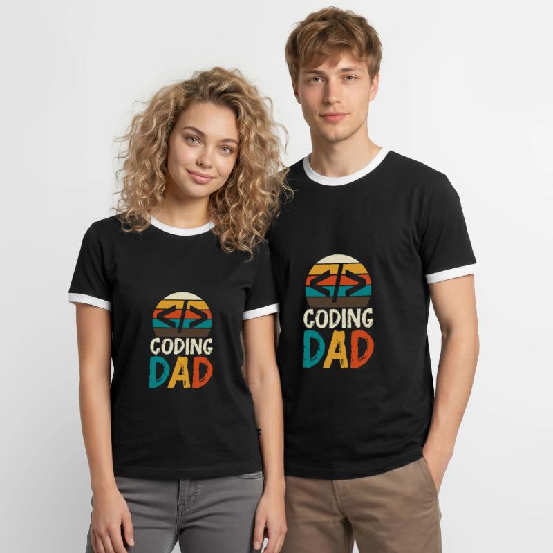 Programmeur Geek Programmeur Programmeur Informatique Codeur L T-shirt contrasté Homme