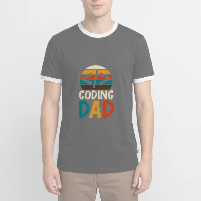 Programmeur Geek Programmeur Programmeur Informatique Codeur L T-shirt contrasté Homme