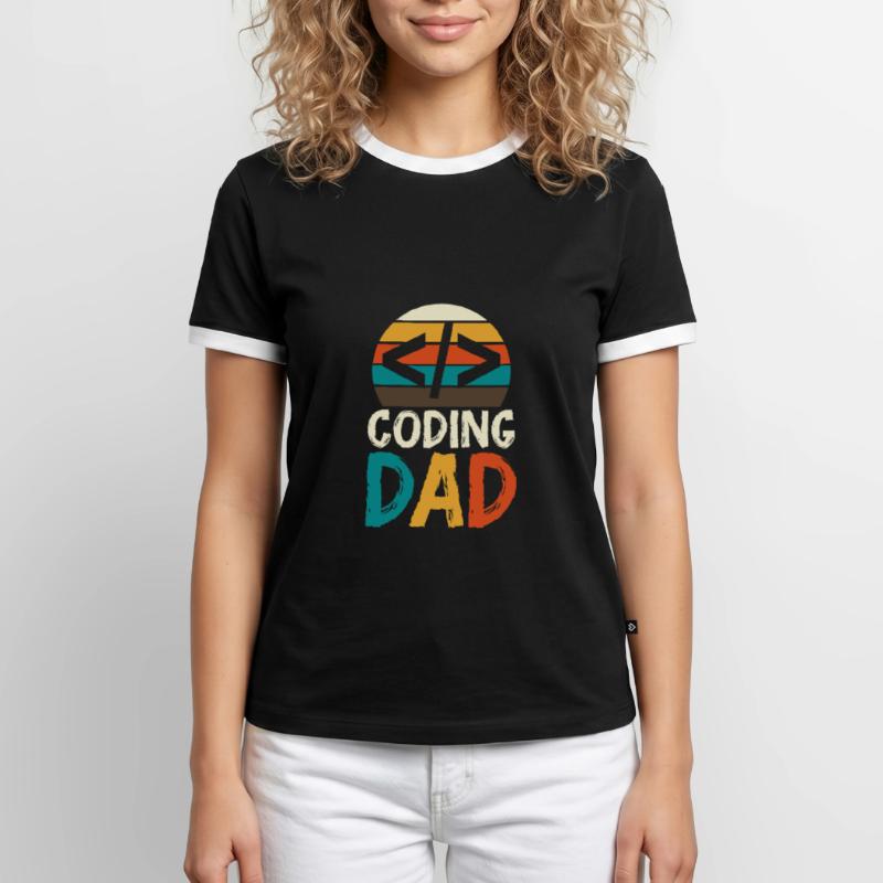Programmeur Geek Programmeur Programmeur Informatique Codeur L T-shirt contrasté Homme