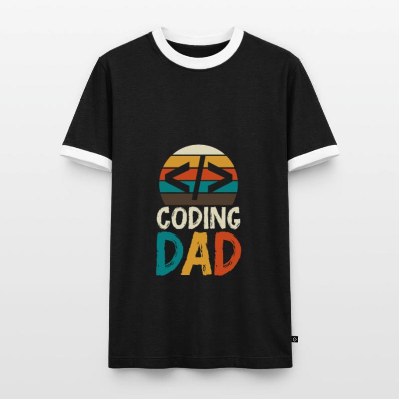 Programmeur Geek Programmeur Programmeur Informatique Codeur L T-shirt contrasté Homme