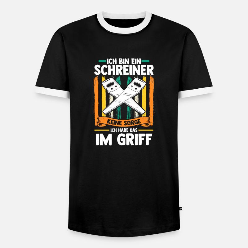 Carpenter, Carpenter, Carpenter - Men's Ringer Shirt - black/white