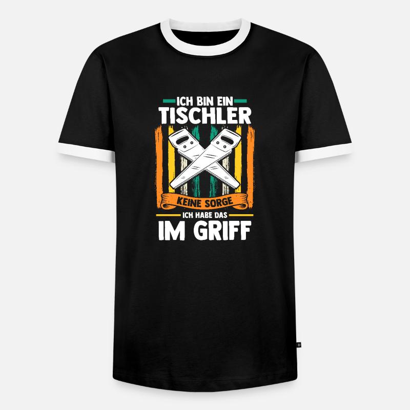 Carpenter, Carpenter, Carpenter - Men's Ringer Shirt - black/white