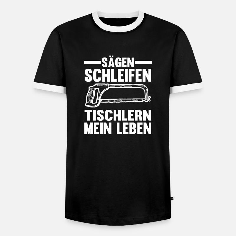 Carpenter, Carpenter, Carpenter - Men's Ringer Shirt - black/white