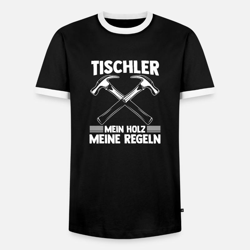 Carpenter, Carpenter, Carpenter - Men's Ringer Shirt - black/white