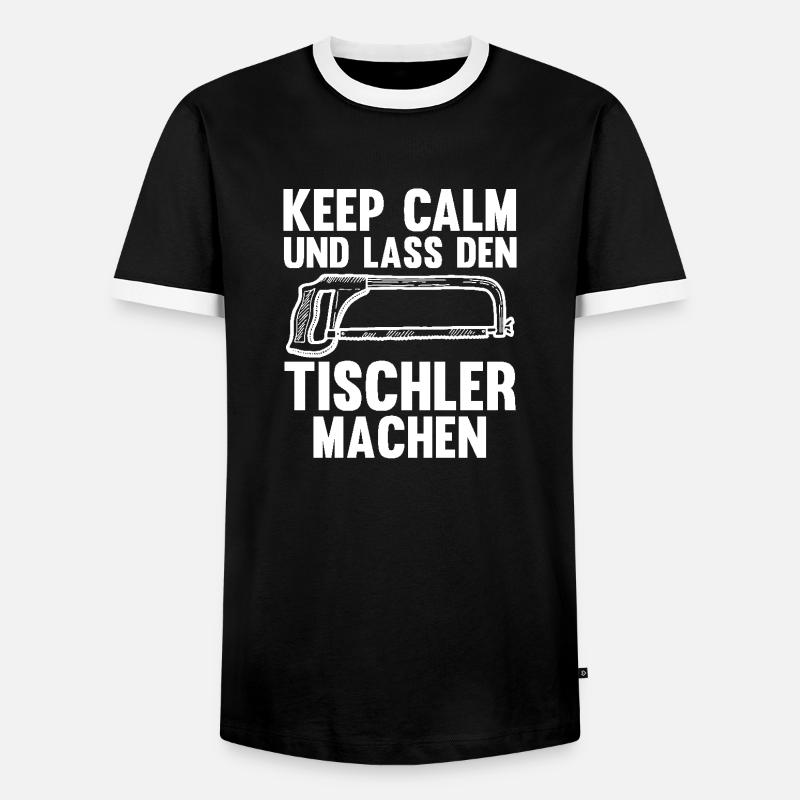 Carpenter, Carpenter, Carpenter - Men's Ringer Shirt - black/white