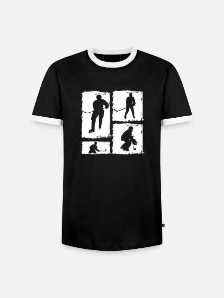 Hockey Players Hockey - Men's Ringer Shirt - black/white