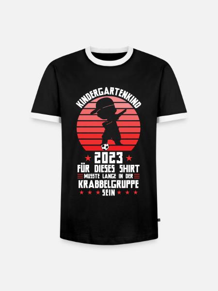 Kindergartenanfang Kindergarten Kindergartenkind G - Männer Kontrast-T-Shirt - Schwarz/Weiß