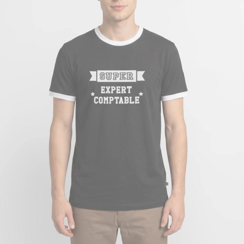 Expert Comptable / Comptabilité / Comptable / T-shirt contrasté Homme