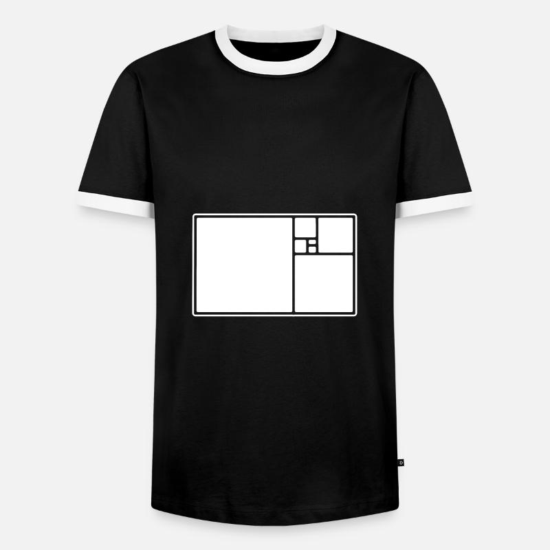 Architect Architecture - Men's Ringer Shirt - black/white