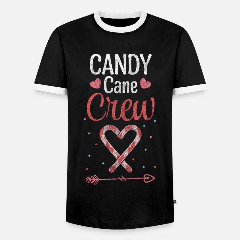 Süßigkeit Essen Leckermäulchen - Männer Kontrast-T-Shirt - Schwarz/Weiß