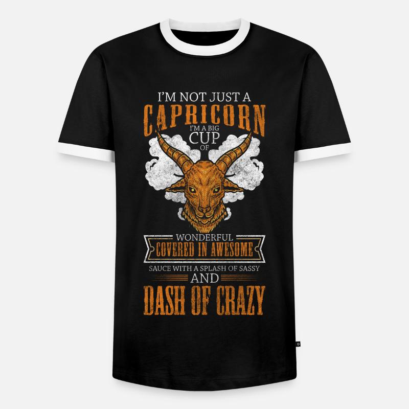 Sternzeichen Astrologie - Männer Kontrast-T-Shirt - Schwarz/Weiß