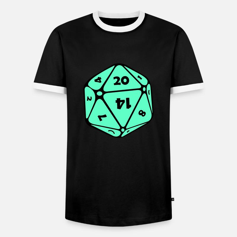 Cube - T-shirt contrasté Homme - noir/blanc