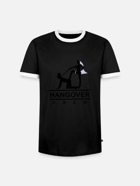 hangover 103 2c - Männer Kontrast-T-Shirt - Schwarz/Weiß
