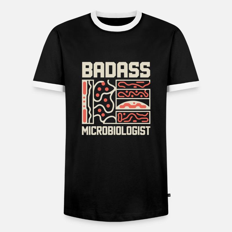 Wissenschaft mit Leidenschaft - Männer Kontrast-T-Shirt - Schwarz/Weiß