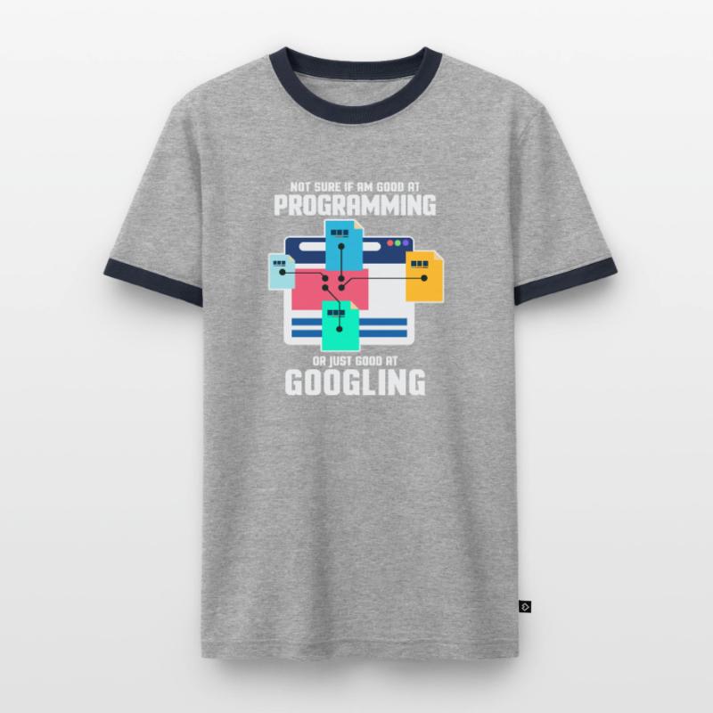 Programmierer Programmieren IT Computer Geschenk Männer Kontrast-T-Shirt