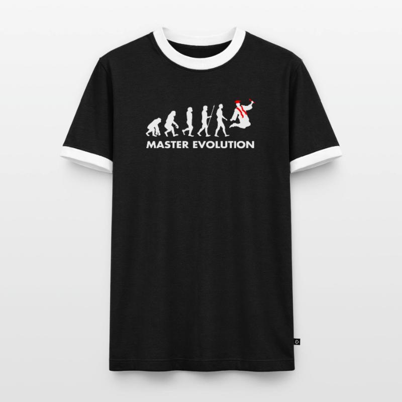 Master evolution development graduation diploma Men's Ringer Shirt