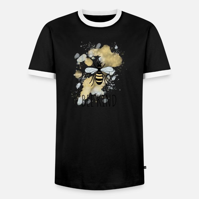 Bee Bee Child - Men's Ringer Shirt - black/white