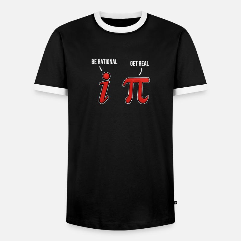 Pi Day Math Pi 3.14 - Männer Kontrast-T-Shirt - Schwarz/Weiß