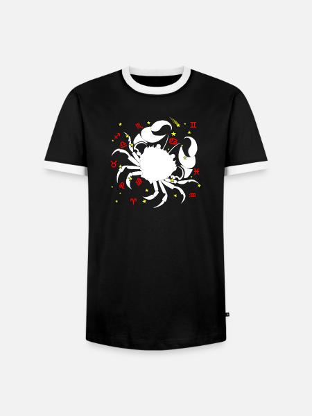 Hummer-Farbe - Männer Kontrast-T-Shirt - Schwarz/Weiß