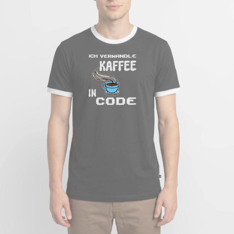 Développeur Computergeek Statement Codage Scripting T-shirt contrasté Homme
