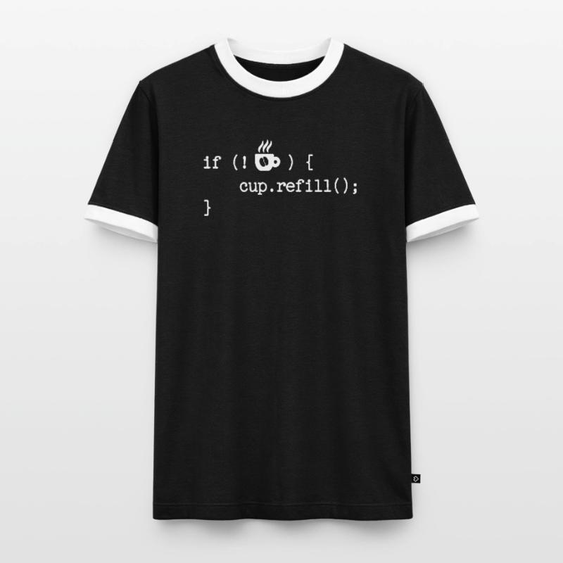 Debug Programmierer Coden Developer Computerfreak Männer Kontrast-T-Shirt