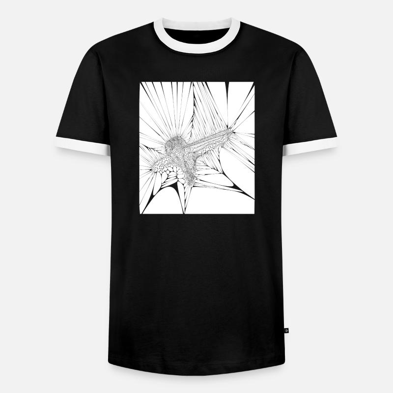 Revolt - Men's Ringer Shirt - black/white