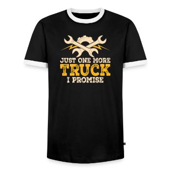 Mechanic Mechatronics Technician Screwdriver Gift - Men's Ringer Shirt - black/white - Front - AI Model Female 172 light (172cm) & AI Model Male 178 light (178cm)