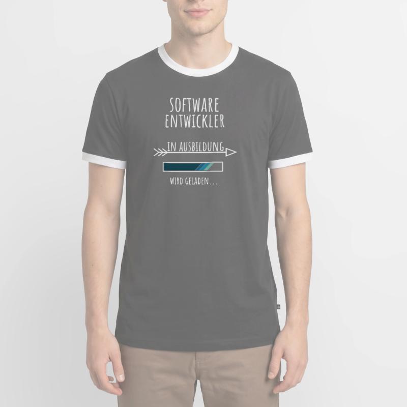 Computer Science Studies Profession Software Developer Men's Ringer Shirt