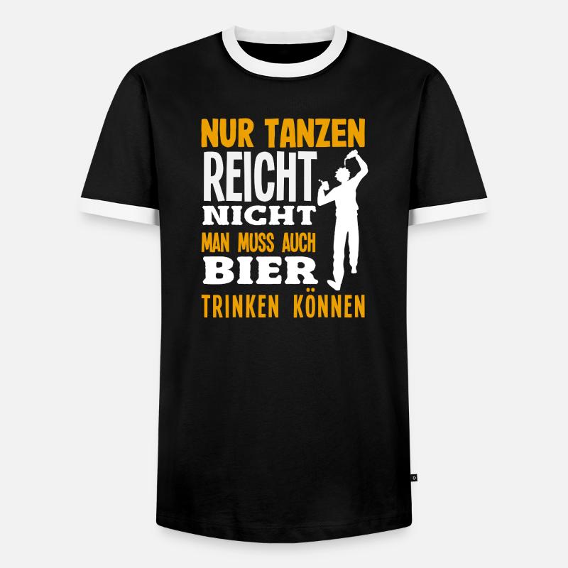 Dance - Men's Ringer Shirt - black/white