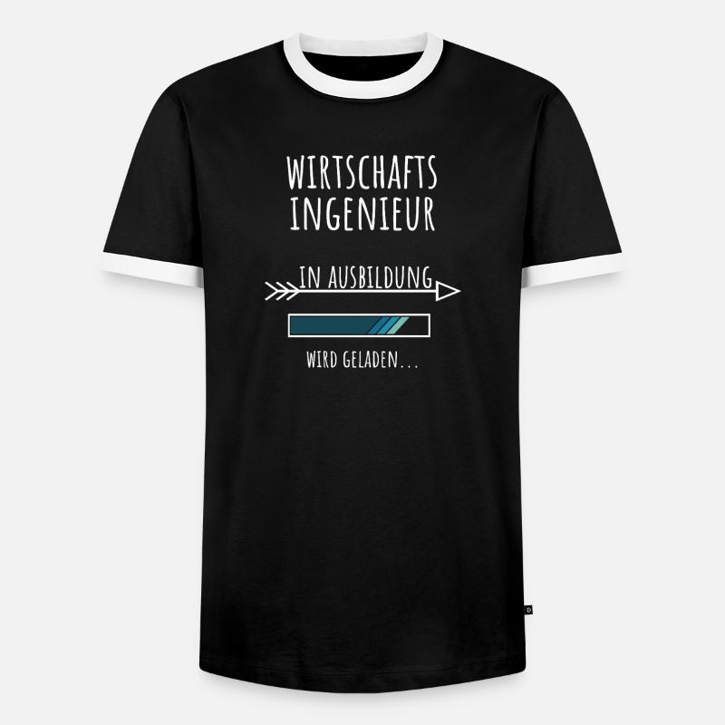 Industrial Engineering Studies Profession Education - Men's Ringer Shirt - black/white