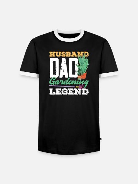 Garten- Und Pflanzenliebhaber Geschenke - Männer Kontrast-T-Shirt - Schwarz/Weiß