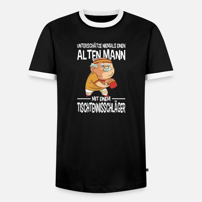 Karate Training Geschenke Karatetraining - Männer Kontrast-T-Shirt - Schwarz/Weiß