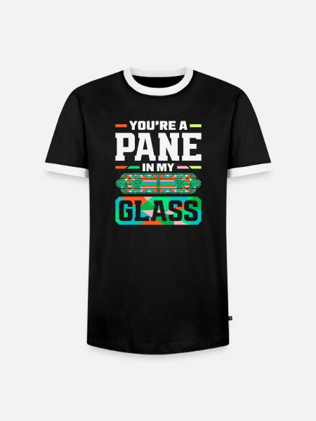 Buntglas-kunst Buntglas-künstler - Männer Kontrast-T-Shirt - Schwarz/Weiß