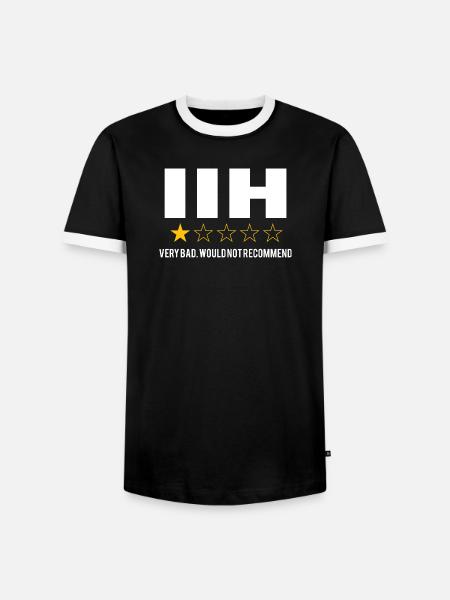 IIH Sehr Schlechter idiopathischer Hypertonie-Krieger - Männer Kontrast-T-Shirt - Schwarz/Weiß